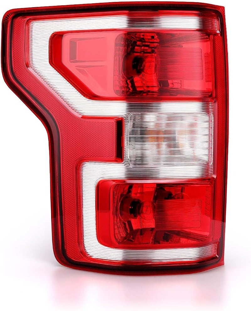 OKLPF Rear Brake Tail Lights Compatible With 2018 2019 2020 Ford F150 F-150 Replace JL3Z-13405-H,Replacement Red Taillights Assembly,Included Bulbs and Harness,Left Driver Side - Image 1